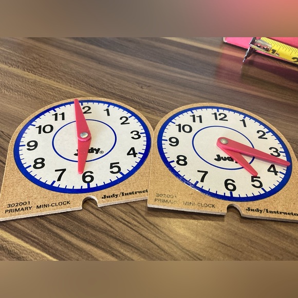 Judy Original Mini-Clocks Learning Tools School Children - Picture 4 of 8